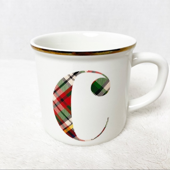 “C” Initial Pottery Barn Coffee Mug - Picture 1 of 6